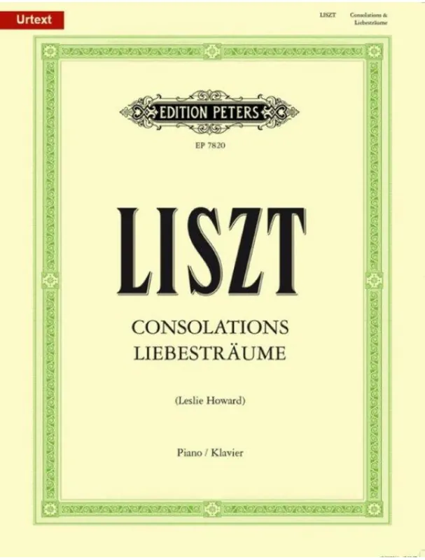 Ověřený Franz Liszt Consolations And Liebestraume (noty na klavír)