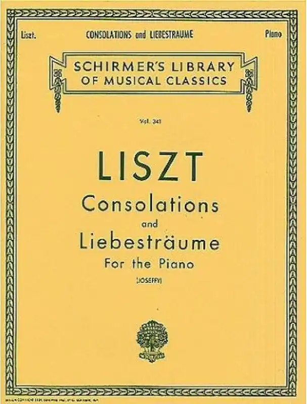 Franz Liszt Consolations And Liebestraume (noty na sólo klavír) Cenový Hit