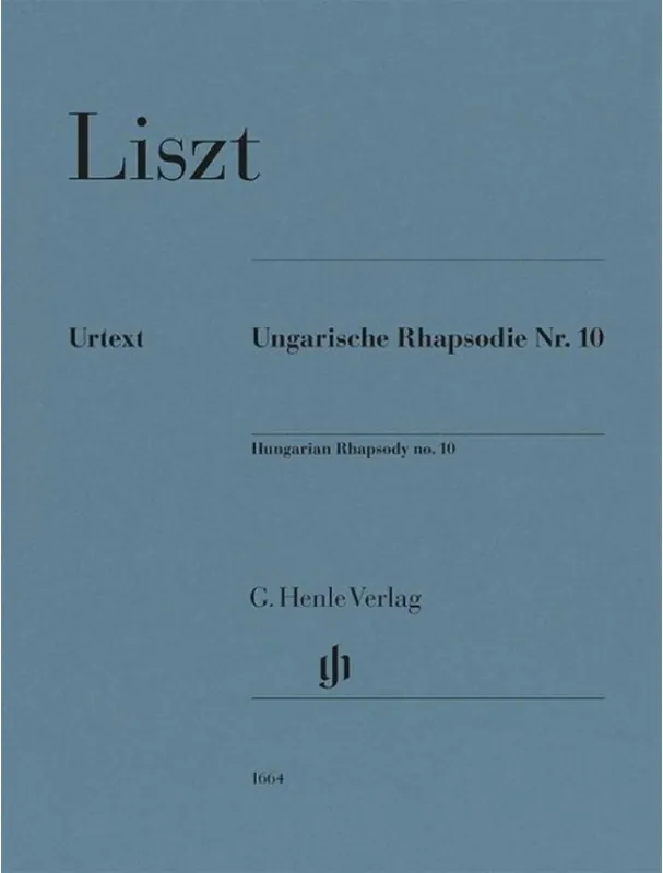 Franz Liszt Hungarian Rhapsody no. 10 (noty na klavír) Poslední Šance