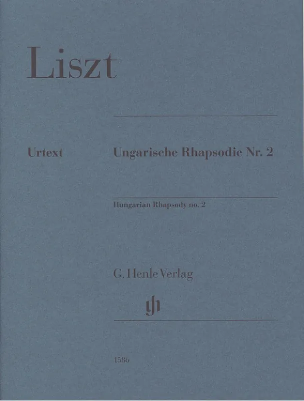 Ověřený Franz Liszt Hungarian Rhapsody no. 2 (noty na sólo klavír)
