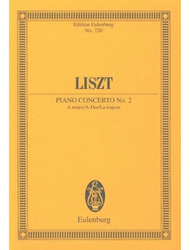 Franz Liszt Piano Concerto No. 2 A major (noty, partitura) Cenová Bomba