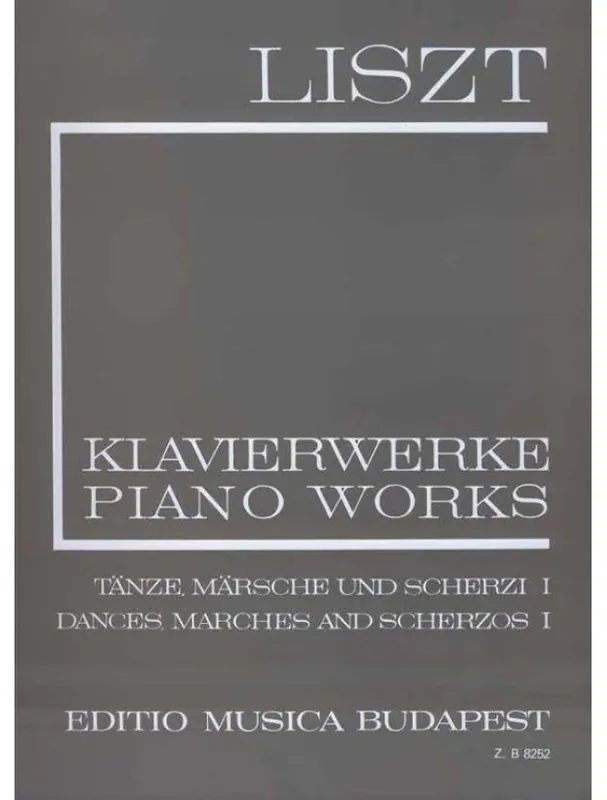Sleva Franz Liszt Piano Works - Dances, Marches and Scherzos 1 (noty na klavír)