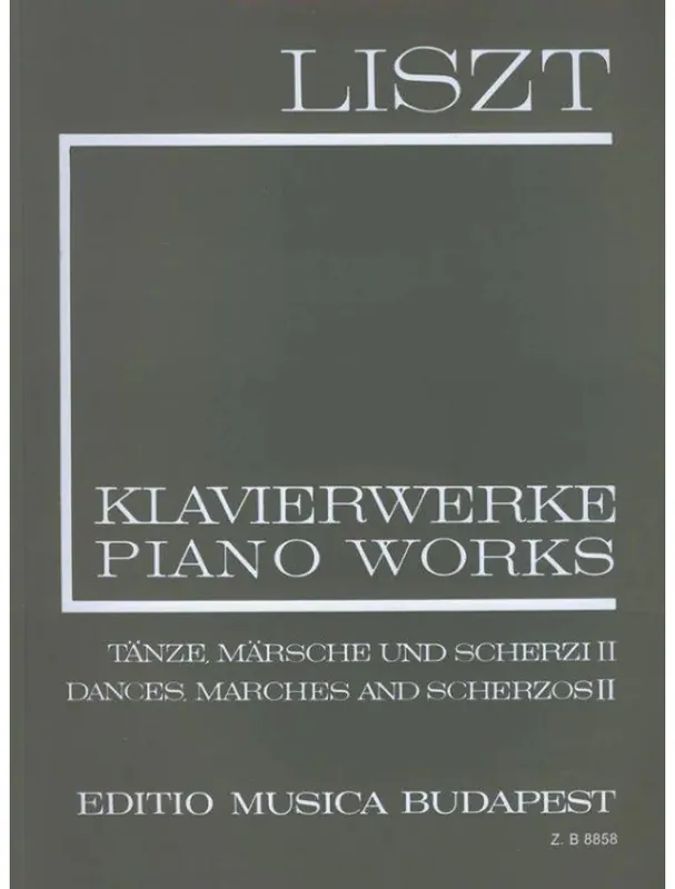Franz Liszt Piano Works - Dances, Marches and Scherzos 2 (noty na klavír) Vrácení Zdarma