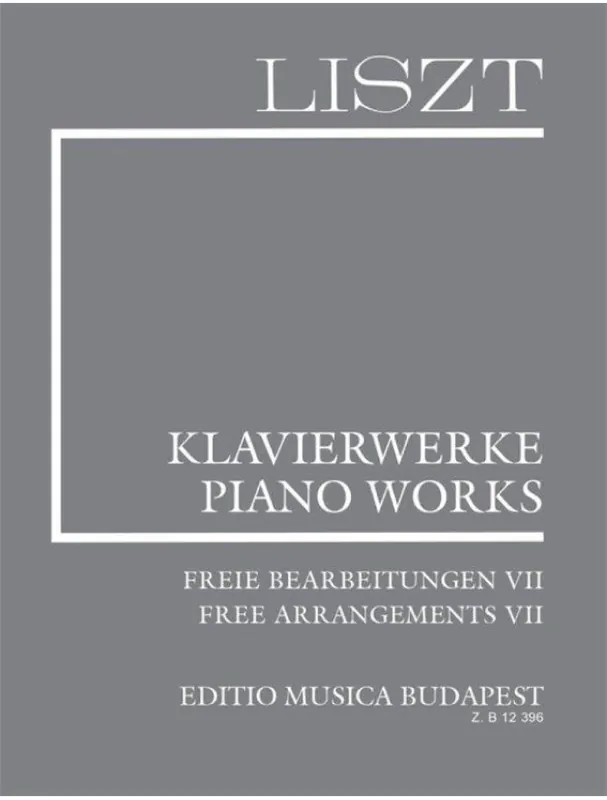 Franz Liszt Piano Works - Free Arrangements 7 (noty na klavír) Dokud Zásoby Vydrží