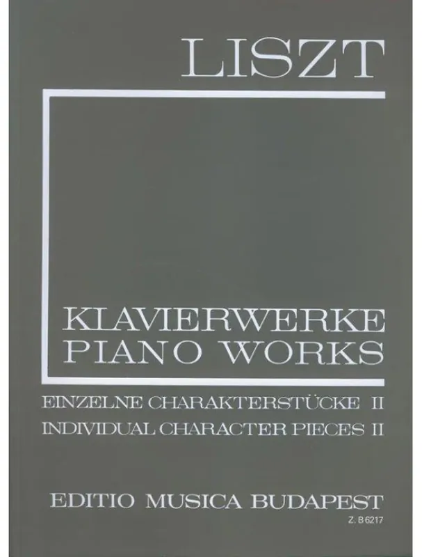 Franz Liszt Piano Works - Individual Character Pieces 2 (noty na klavír) Víkendová Akce