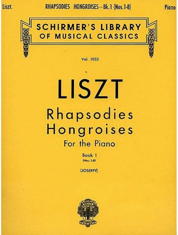 Franz Liszt Rhapsodies Hongroises Book 1 Nos.1-8 (noty na klavír) Koupit Online