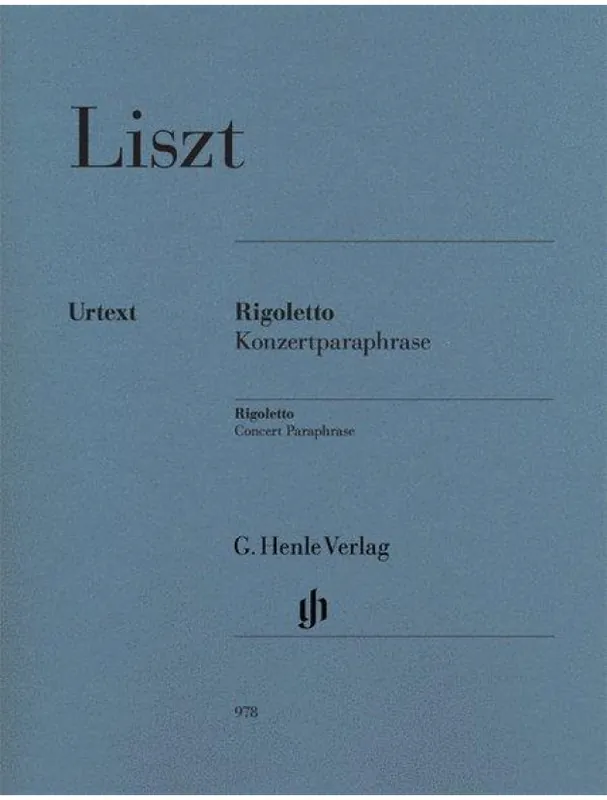 Výhodná Nabídka Franz Liszt Rigoletto - Concert Paraphrase (noty na klavír)