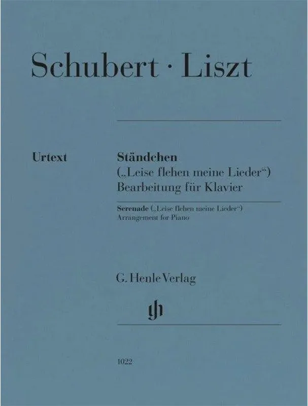 Značkový Franz Schubert - Franz Liszt Ständchen - Leise flehen meine Lieder (noty na klavír)