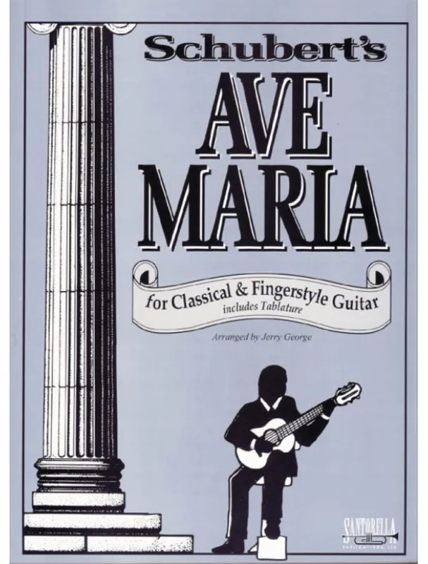 Pouze Dnes Franz Schubert Ave Maria For Classical & Fingerstyle Guitar (noty tabulatury na kytaru)
