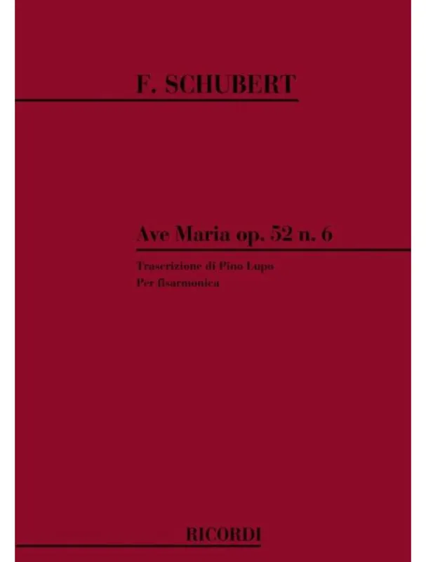 Akční Nabídka Franz Schubert Ave Maria Op. 52 N. 6 D. 839 (noty na akordeon)