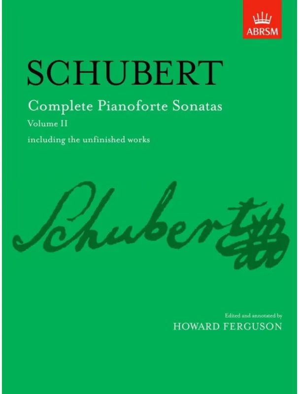 Expresní Doručení Franz Schubert Complete Piano Sonatas - Volume II (noty na klavír)
