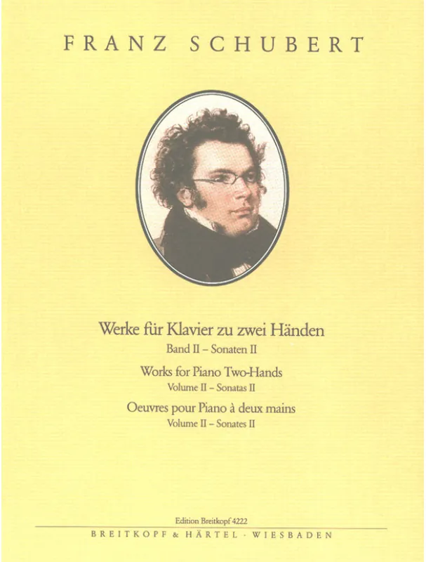 Ověřený Franz Schubert Klavierwerke 2, Sonaten 2, D 575, 537, 157, 279, 557, 566, 840 (noty na klavír)
