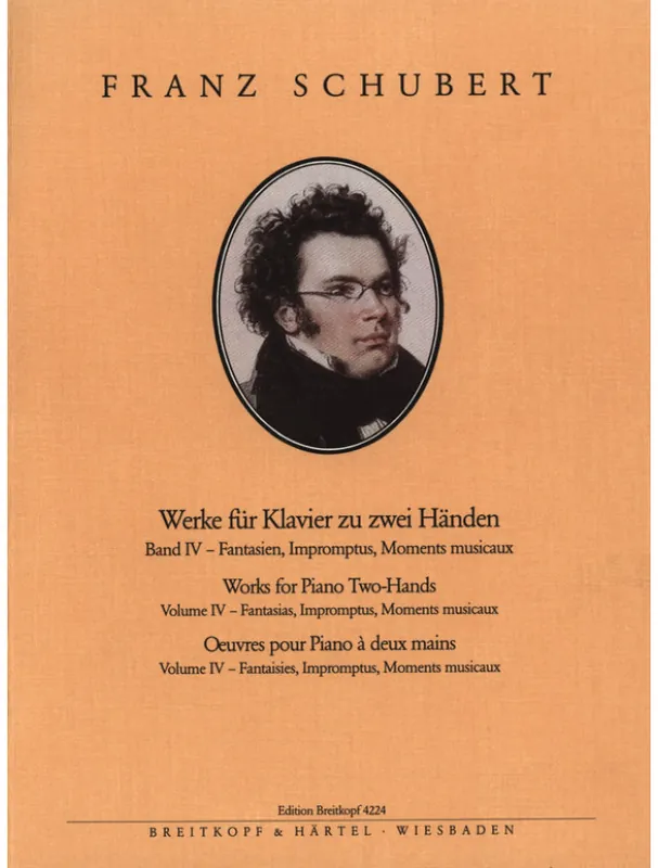 Franz Schubert Klavierwerke 4, Fantasien, Impromptus, Moments musicaux (noty na klavír) Must-Have
