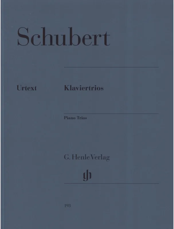 Sleva Franz Schubert Piano Trios (noty na housle, violoncello, klavír)