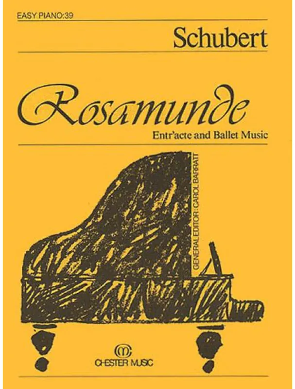 Franz Schubert Rosamunde (noty na snadný klavír) Ihned K Objednání