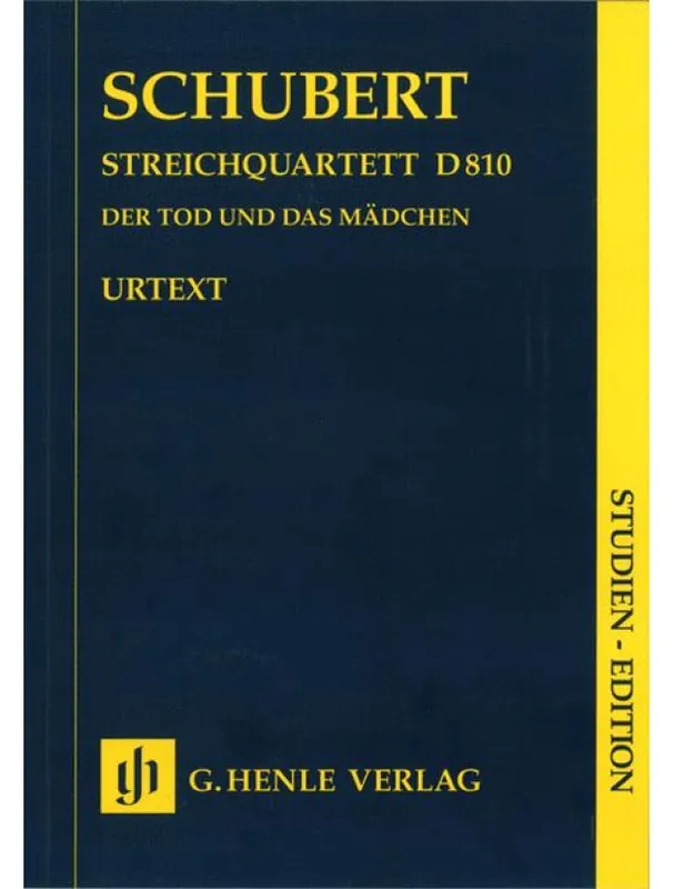 Výhodná Nabídka Franz Schubert String Quartet The Death and the Maiden D minor D 810 (noty pro smyčcový kvartet)