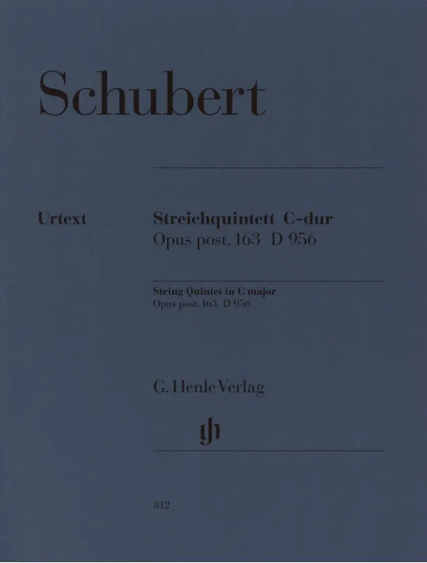 Franz Schubert String Quintet C major op. post. 163 D 956 (noty pro smyčcový kvartet, violoncello) Výprodej
