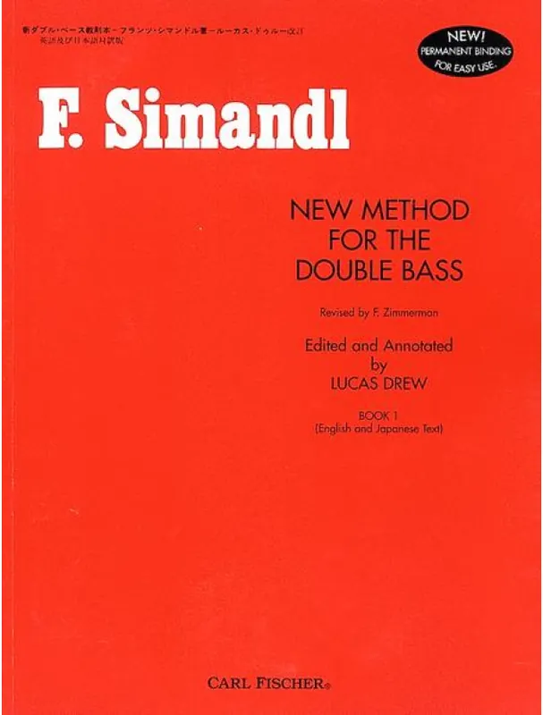 Ihned K Objednání Franz Simandl New Method For The Double Bass Vol.1 (noty na kontrabas)