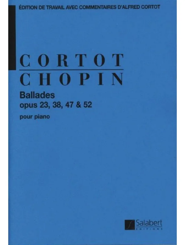 Akce Frédéric Chopin Ballades Op 23, 38, 47, 52 (noty na klavír)