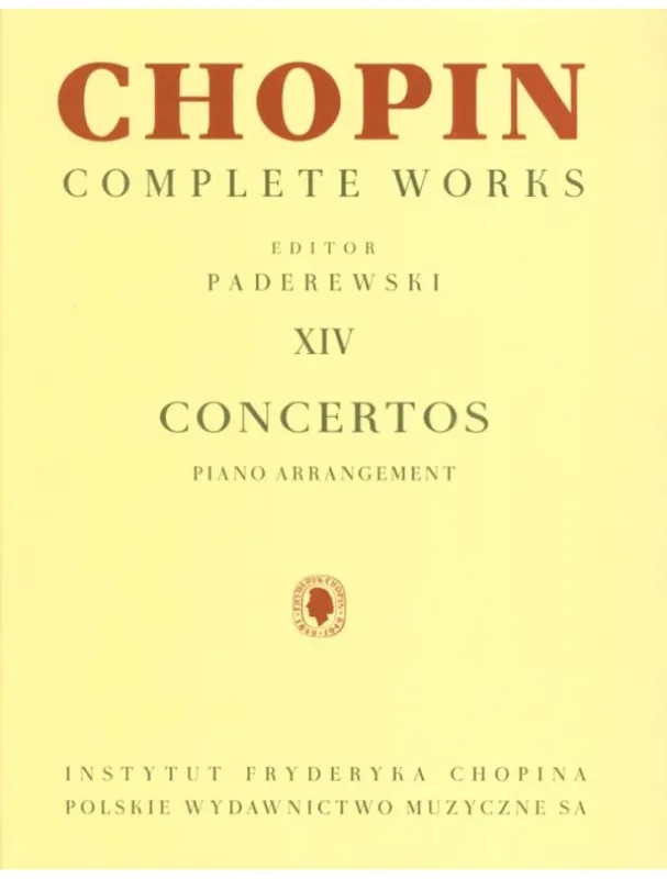 Frédéric Chopin Complete Works XIV Piano Concertos (noty na čtyřruční klavír) Odeslání Ihned