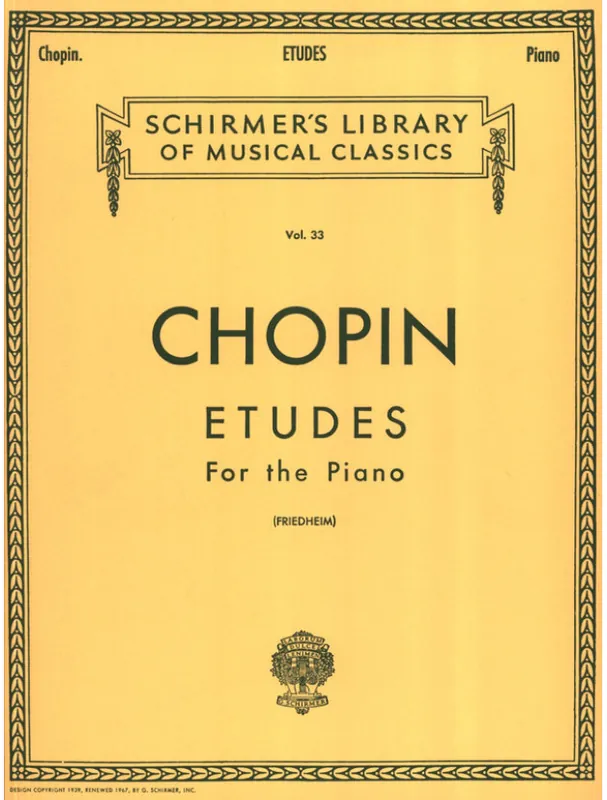 Frederic Chopin Etudes noty na sólo klavír) Cenově Výhodný
