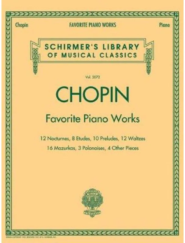 Frederic Chopin Favourite Piano Works (noty na klavír) Cenový Hit