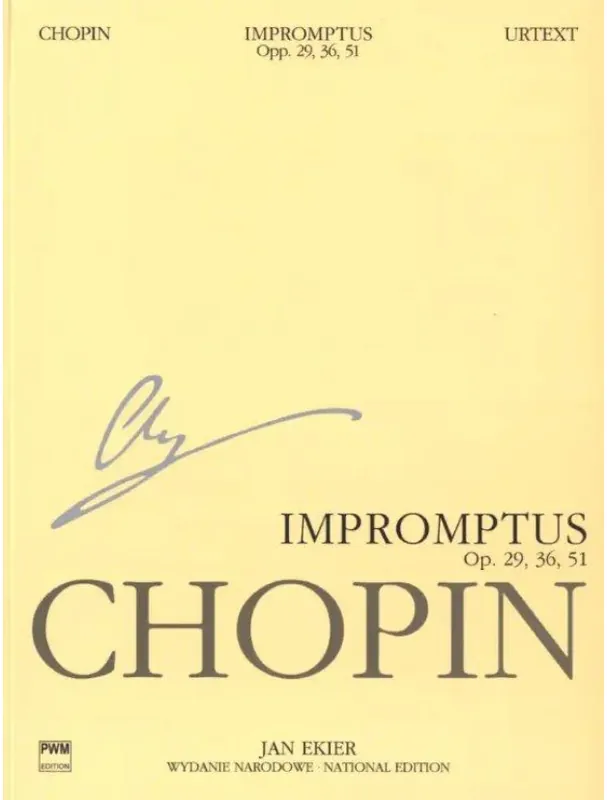 Frédéric Chopin Impromptus Op.29 - 36 - 51 (noty na klavír) Časově Omezené