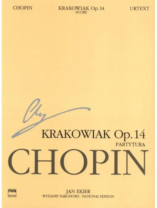 Nová Kolekce Frédéric Chopin Krakowiak Op.14 (noty na klavír, orchestr)
