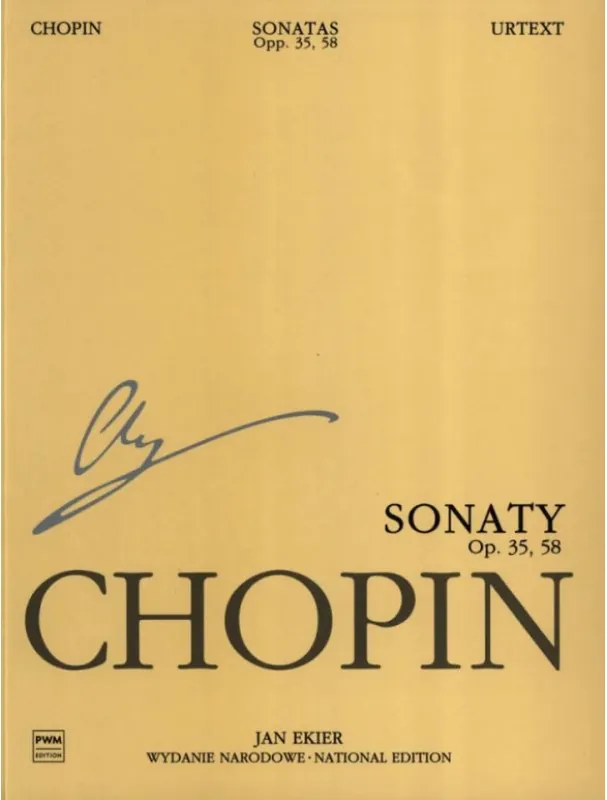 Časově Omezené Frédéric Chopin National Edition - Sonatas, op. 35, 58 (noty na klavír)