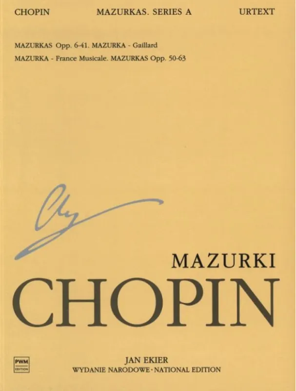 Nejprodávanější Frédéric Chopin National Edition Series A Volume 4 - Mazurkas (noty na klavír)