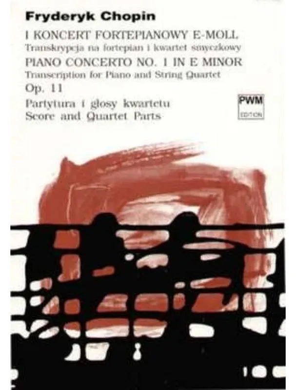 Sezónní Sleva Frédéric Chopin Piano Concerto No.1 E-minor Op. 11 (noty pro klavír, smyčcový kvartet)