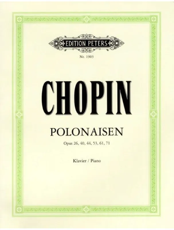 Frédéric Chopin Polonaisen (noty na klavír) Oblíbený