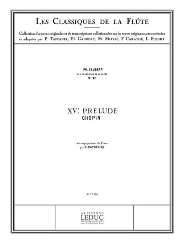 Top Prodej Frédéric Chopin Prelude No.15, Op.28 in D flat major (noty na příčnou flétnu, klavír)
