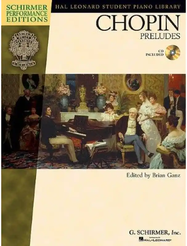 Frederic Chopin Preludes (noty na sólo klavír) (+audio) Levný