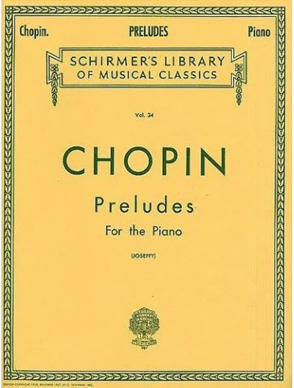 Frederic Chopin Preludes For The Piano (noty na sólo klavír) Aktuální