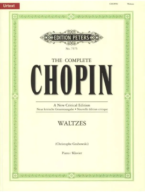 Pouze Dnes Frédéric Chopin Waltzes (noty na klavír)