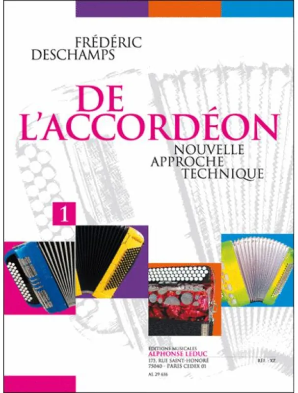 Frédéric Deschamps New Technical Approach for the Accordion (noty na akordeon) Přímo Od Výrobce