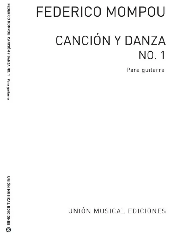 Pouze Dnes Frederic Mompou Cancion Y Danza No.1 (noty na kytaru)