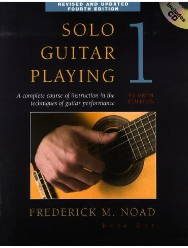 Výprodej Frederick Noad Solo Guitar Playing Volume 1 - Fourth Edition (noty na kytaru) (+audio)