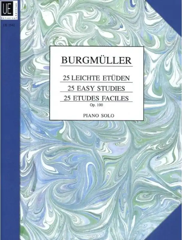 Friedrich Burgmüller 25 Easy Studies - Opus 100 (noty na klavír) Bezpečná Platba
