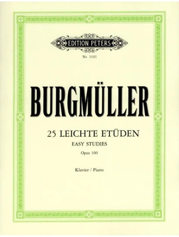 Friedrich Burgmüller 25 Leichte Etuden Op.100 (noty na klavír) Aktuální
