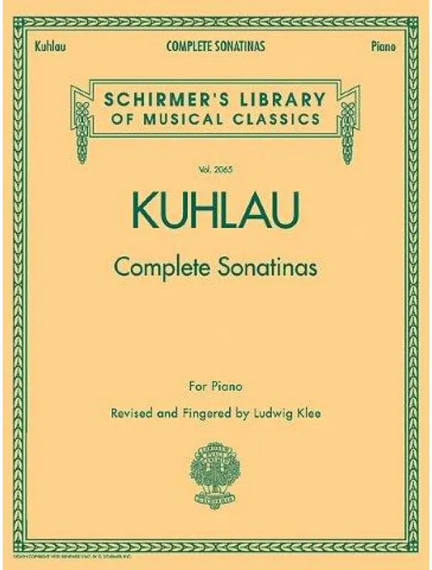 Nejprodávanější Friedrich Kuhlau Complete Sonatinas For Piano (noty na sólo klavír)