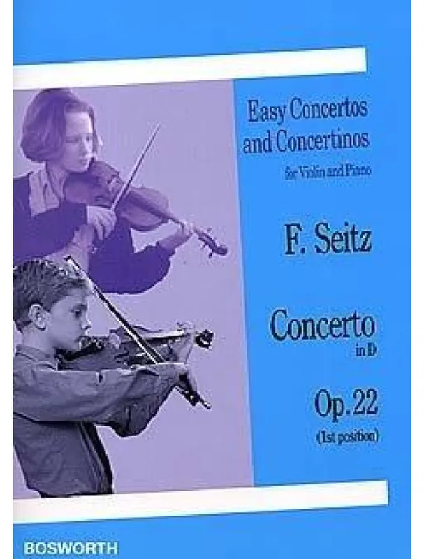 Tovární Cena Friedrich Seitz Concerto For Violin And Piano In D Op.22 (noty na housle, klavír)