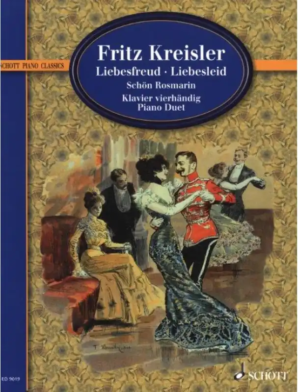 Fritz Kreisler Liebesfreud / Liebesleid / Schön Rosmarin (noty na čtyřruční klavír) Sleva