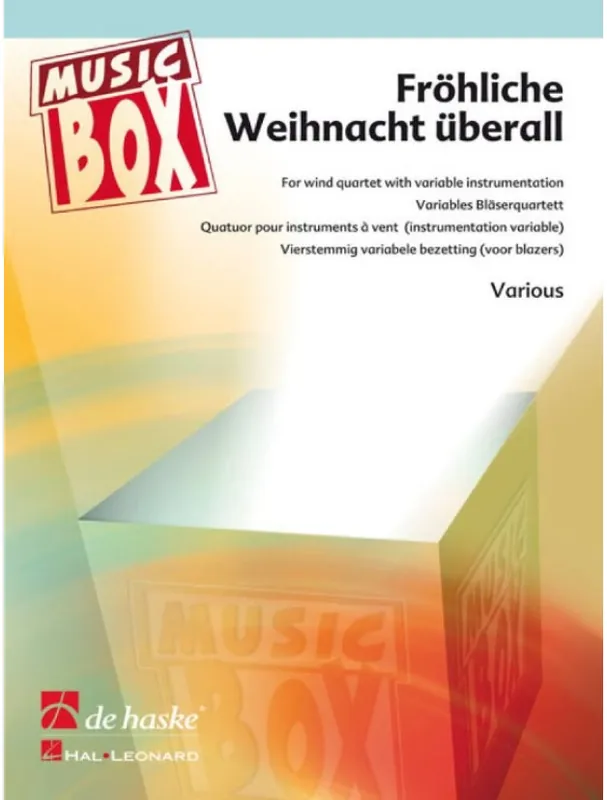 Rychlé Dodání Fröhliche Weihnacht überall (noty pro 4-členný flexibilní orchestr, party, partitura)