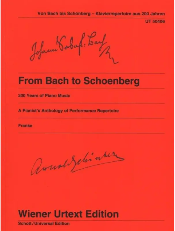 Koupit Online From Bach to Schoenberg (noty na klavír)