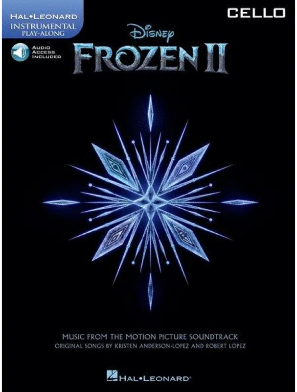 Výprodej Frozen II / Ledové království 2 (noty na violoncello) (+audio)