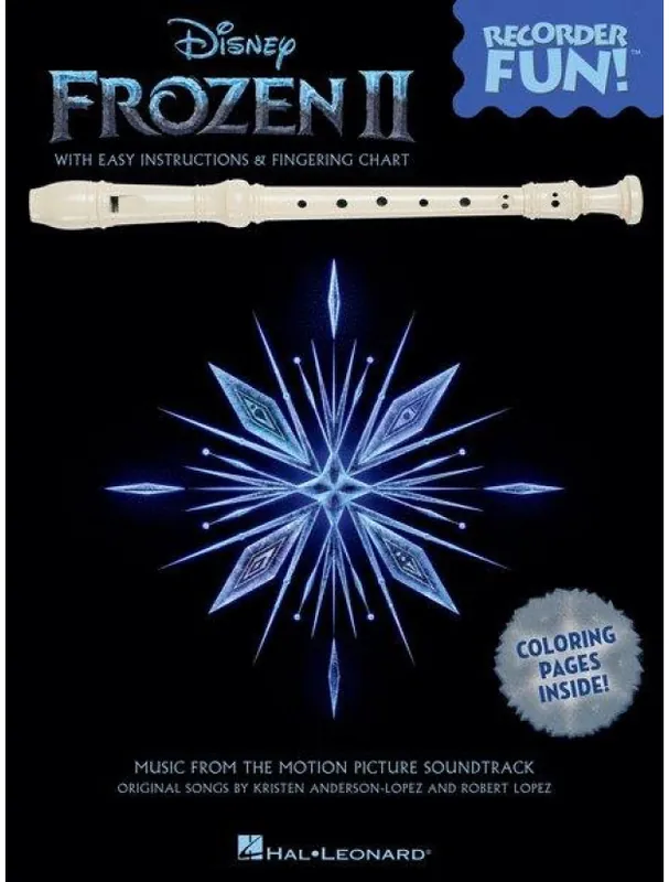 Frozen II / Ledové království 2 - Recorder Fun! (noty na zobcovou flétnu) Top Prodej