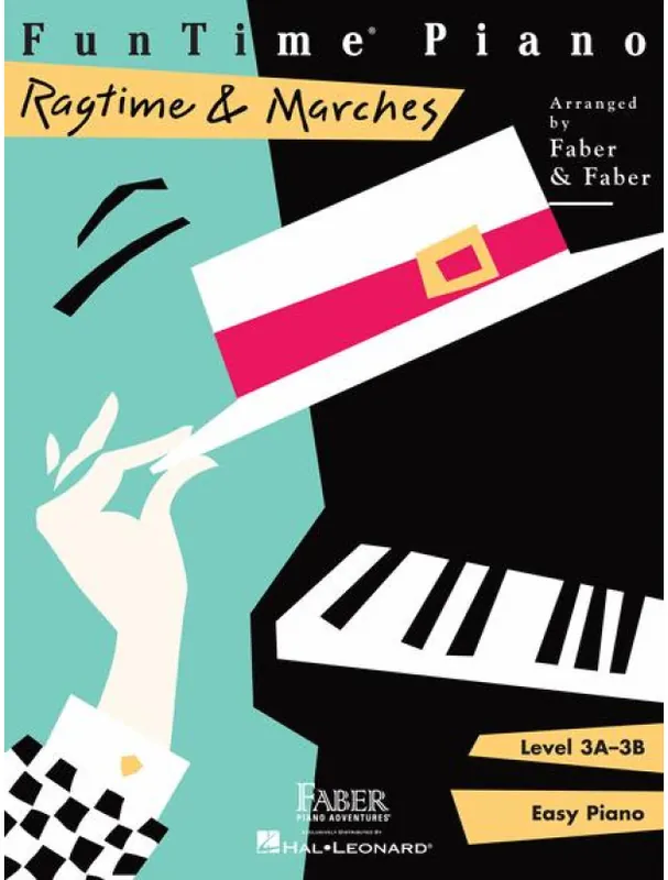 Nejprodávanější FunTime Piano Ragtime & Marches Level 3A-3B (noty na klavír)