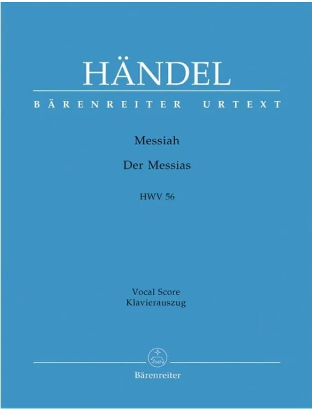 G.F. Händel Messiah HWV 56 - GER/ENG (noty na klavír, zpěv) Přímo Od Výrobce